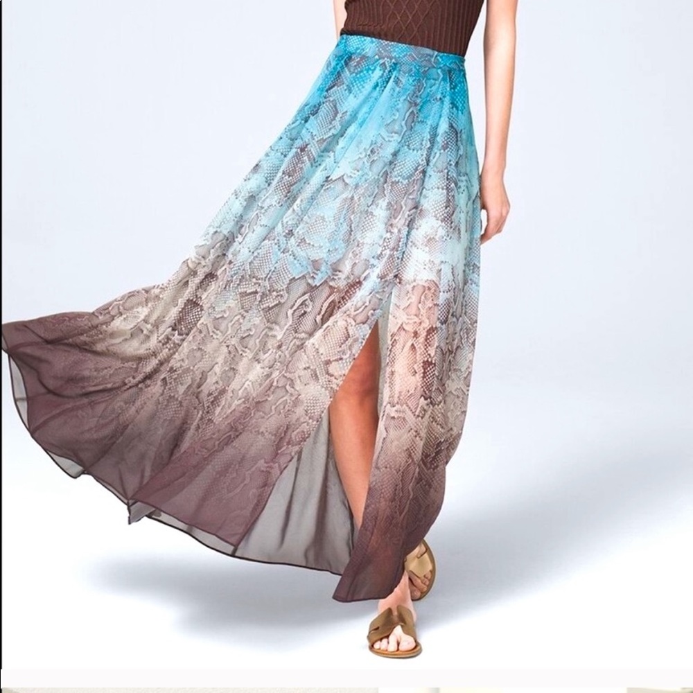 White house black market maxi skirt